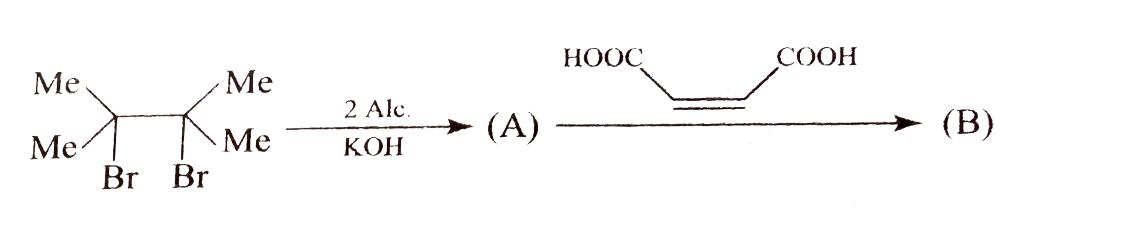 Product (B) and name of the reaction in the formation of (B) are :