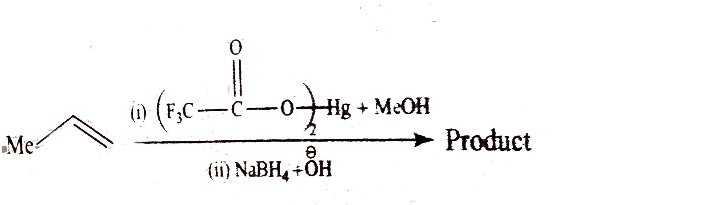 Which statement is true ?   i. The product is    ii. The product is    iii. The reaction is called alkoxymercuration - demercuration ( a type of solvomercuration - demercuration ).   iv It proceeds via markovnikov addition addition, anti- addition of  and ROH(  a nucleophilc solvent ) and not rearrangement.