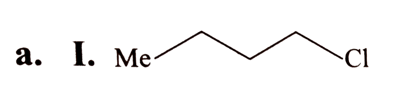 Predict the order of reactivity of following compounds in dehydrohalogenation.    a.  I.     II.     III.   IV.      V.    b. I.     II.     III.    IV.