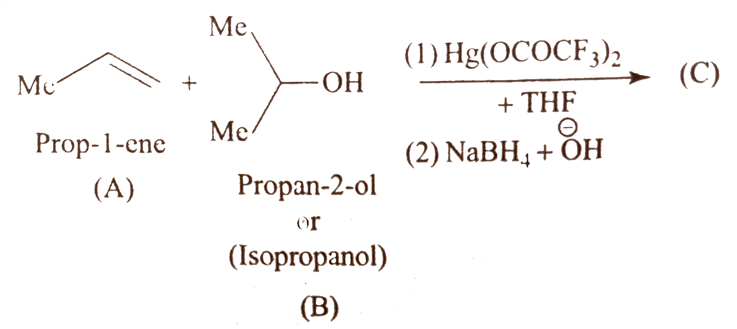 Complete the following :     Propane