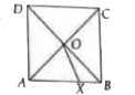 In the adjacent figure ABCD is a square with AO = AX.   angleXOB is equal to