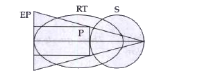 The following figure represents a set of persons-the triangle represents educated persons, the rectangle represents policemen, the ellipse. represents road tax payers and cirde represents shopkeepers.       The following questions are based on the above diagram.   Looking at the given figure, it can be said that