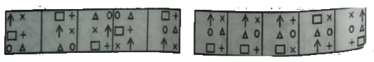 In each of the questions given below which one of the following five answer figures on the right should come after the problem figures on the left, if the sequence ware continued?