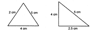 Are these two given triangles congruent?