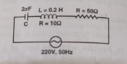 In the given circuit, calculate jpotential difference across each element.