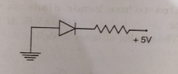 In the following diagram, is the junction diode forward biased or reverse biased?