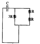 The time constant of the given circuit is :