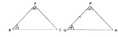 निम्नलिखित में आप सर्वांगसमता प्रतिबंध का उपयोग करोगे, यहाँ त्रिभुज युग्म के बराबर संगत भागों को समान चिह्नों से दर्शाया गया है।