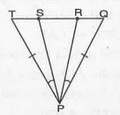 If in given Fig.  , PQ = PT and angleTPS = angleQPR, Prove that triangle PRS is isosceles.