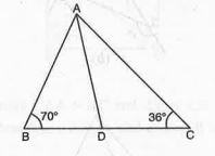 In the Fig.    If AB = AD. Prove that AB > CD.