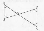 In fig.  , angleB < angleA and angleC < angleD then relation between AD and BC is :