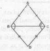 ABC and DBC are two isosceles triangles on the common base BC.  Then :