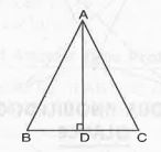 In DeltaABC, AD is the perpendicular bisector of BC (See Fig.  ). Show that DeltaABC is an isosceles triangle in which AB = AC.