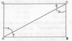 If in rectangle ABCD  , diagonal AC bisects /A as well as /C , then ABCD is a :