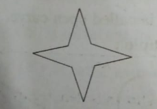 Consider the given figure and answer the questions:  Is it a curve? Is it closed? .