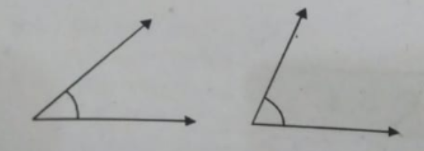 Which angle has a large measure ?First estimate and then measure. Measure of Angle A=<b>Measure of Angle B=