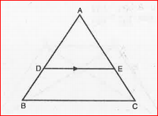 In figure, DE is parallel to BC. If (AD)/(DB)=2/3 and AC:= 18 cm find AE.