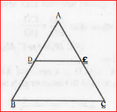 In the given figure, DE || BC. If (AD)/(DB)=3/5  AC = 5.6 cm, find AE.   .