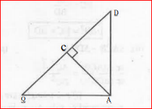 In fig., ABD is a triangle right angled at A and AC bot BD. Show that:-  AD^2=BD.CD .