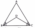 In the fig. we have angleABC=angleACB and angle3=angle4 show that angle1=angle2