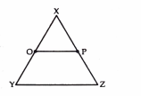 In the fig. if OX=1/2XY, PX=1/2XZ and OX=PX show that XY=XZ