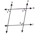 In the fig. if l||m, n||p and angle=90^@ and find angle2