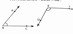 In the fig. arms BA and BC of angleABC respectively parallel to arms BD and EF of angleABC. Prove that angleABC+angleDEF=180^@