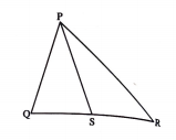 In the trianglePQR, S is any point on the side QR show that PQ+QR+RP+2PS