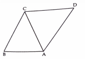 In the fig. prove that: AD+AB+BC+CD>2AC.