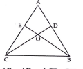 In the fig AE=AD and BD=CE. Prove that triangleAEBequivtriangleADC