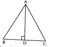 In triangleABC, AD is the perpendicular bisector of BC. Show that triangleABC is an isosceles triangle in which AB=AC