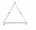 Show that the angles of are equilateral triangle are 60^@ each.