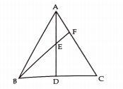 In triangleABC, AD is the median through A and E is the mid point of AD. BE is produced so as to meet AC in F. prove that AF=1/3AC
