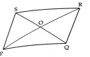 PQRS is a rhombus where anglePSR=120^@. There are two fire stations R and S and fire is represent at O. Which fire stations team can reach early?