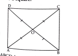 Show that if the diagonals of a quadrilateral are qual and bisect each other at right angles, then it is a square