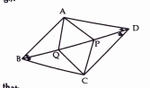 In parallelogram ABCD, two points P and Q are taken on diagonal BD such that DP=BQ  AP=CQ