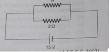 If in the circuit, power dissipation is 150 W, then R is