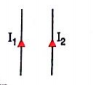 Two current carrying conductors are held parallel then the nature of force between them is