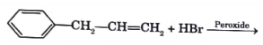 Draw the structure of major monohalo product of the following reaction: