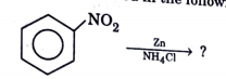 What is the product obtained in the following reaction ?