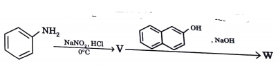 In the following reactions, the major product W is