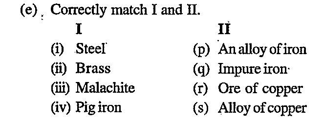 Match the following columns