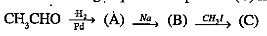 In the following sequence the product (C) is: