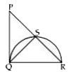 दी गई आकृति में, त्रिभुज PQR, Q पर एक समकोण त्रिभुज है। यदि PQ = 35 सेमी. तथा QS = 28 सेमी. है, तो SR का मान (सेमी. में) क्या है?