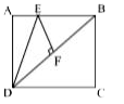 दिए गए आरेख में ABCD एक आयत है जिसमे AD = 4 इकाई और AE = EB|EF, DB के लम्बवत है और DF के आधे के बराबर है। त्रिभुज DEF का क्षेत्रफल वर्ग 5 इकाई है। ABCD का क्षेत्रफल कितना है?