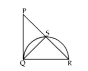 In the given figure, triangle PQR is a right angled triangle at Q. If PQ = 35 cm and QS = 28 cm, then what is the value (in cm) of SR?
