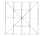 Find the number of squares in the figure given below :