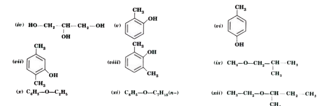 Write IUPAC names of the following compounds :   (i) CH(3)-underset(CH(3)) underset(|)(CH)-CH(2)- underset(OH) underset(|)(CH)-overset(CH(3)) overset(|)underset(CH(3)) underset(|)C-CH(3) (ii) H(3)-C- underset(OH) underset(|)(CH)-CH(2)- underset(OH) underset(|)(CH)- underset(C(2)H(5)) underset(|)(CH)-CH(2)-CH(3)   CH(3)-underset(OH)underset(|)(CH)-underset(OH)underset(|)(CH)-CH(3)   (iv) HO-CH(2)-underset(OH) underset(|)(CH)-CH(2)-OH