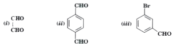 Write  IUPAC  names  of the following  structures .   (I ){:(CHO),(|),(CHO):}