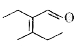 The IUPAC name of      Is 2-Ethyl-3-methylpent-2-en-1-aI.